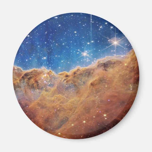 JWST James Webb Space Telescope Cosmic Cliffs Magnet (Framsidan)