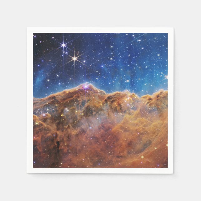 JWST James Webb Space Telescope Cosmic Cliffs Pappersservett (Framsidan)