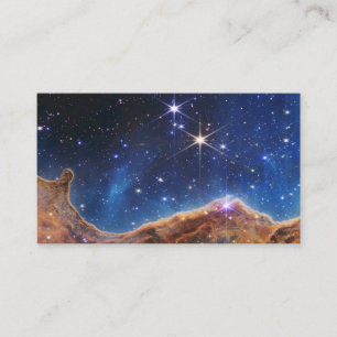 JWST James Webb Space Telescope Cosmic Cliffs Visitkort