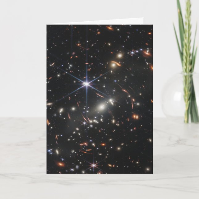 JWST James Webb Space Telescope First Bilder Card Kort (Framsida)