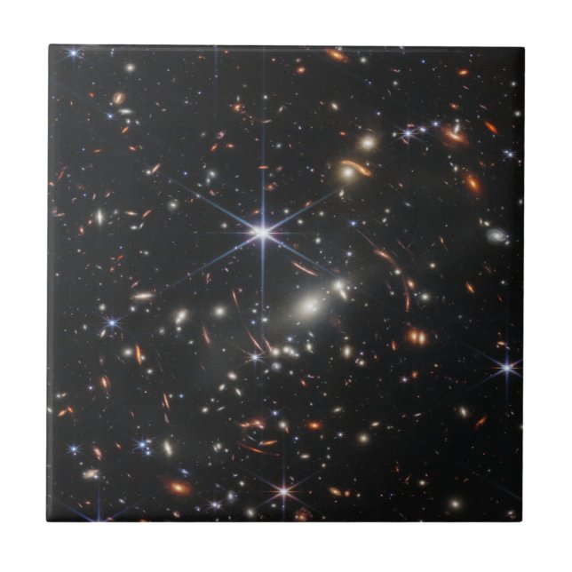 JWST James Webb Space Telescope First Bilder Kakelplatta (Framsidan)