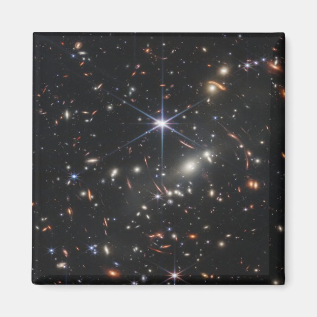 JWST James Webb Space Telescope First Bilder Magnet (Framsidan)