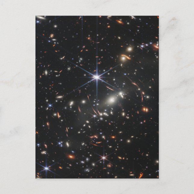 JWST James Webb Space Telescope First Bilder Vykort (Framsida)