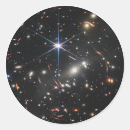 JWST James Webb Space Telescope First Image Runt Klistermärke