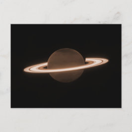 JWST James Webb Space Telescope Saturnus InfrRED Vykort