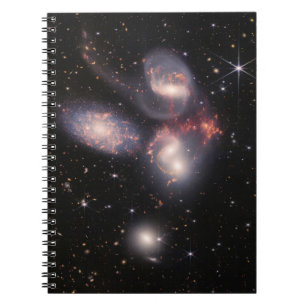 JWST James Webb Space Telescope Stephan's Quintet Anteckningsbok