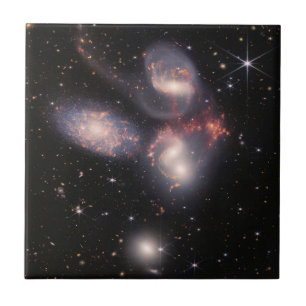 JWST James Webb Space Telescope Stephan's Quintet Kakelplatta
