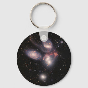 JWST James Webb Space Telescope Stephan's Quintet Nyckelring