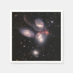 JWST James Webb Space Telescope Stephan's Quintet Pappersservett