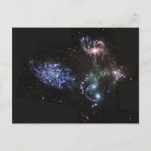 JWST James Webb Space Telescope Stephan's Quintet Vykort