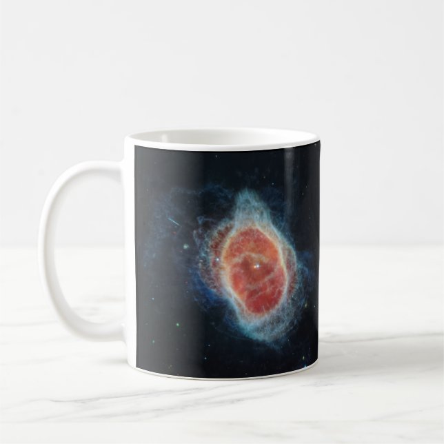 JWST James Webb Telescope Southern Ring Nebula Kaffemugg (Vänster)