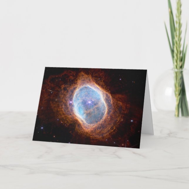 JWST James Webb Telescope Southern Ring Nebula Kort (Framsida)