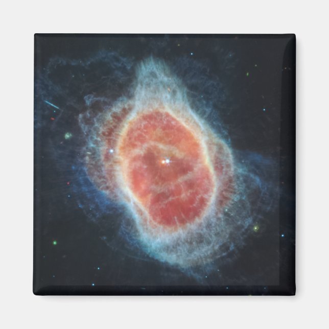 JWST James Webb Telescope Southern Ring Nebula Magnet (Framsidan)