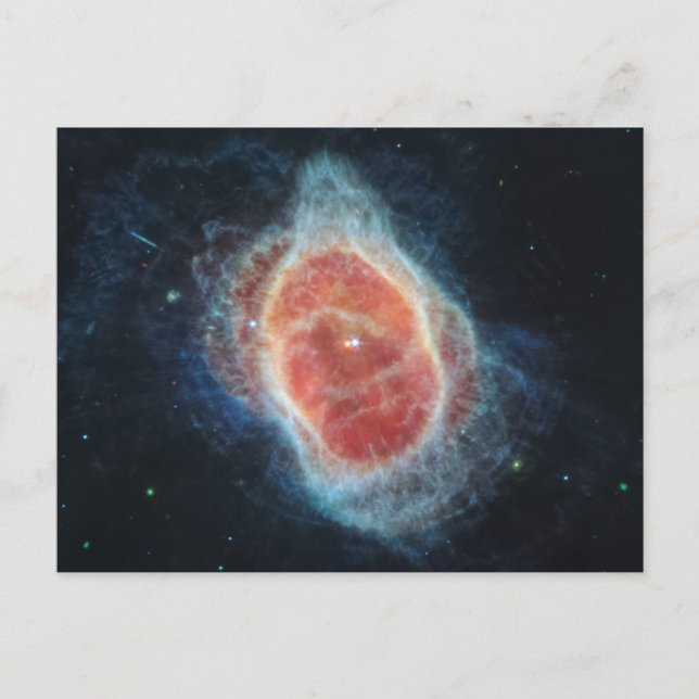 JWST James Webb Telescope Southern Ring Nebula Vykort (Framsida)
