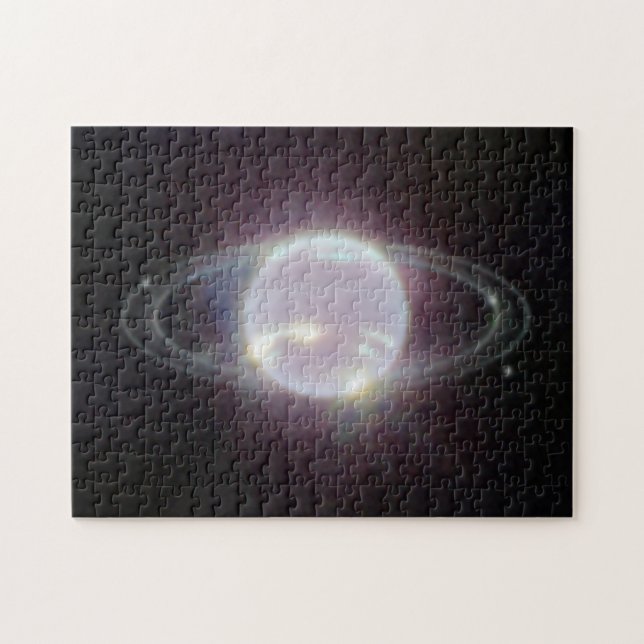JWST Ringar of Planet Neptune Pussel (Horisontell)