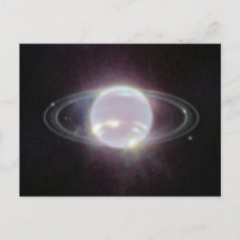JWST Ringar of Planet Neptune Vykort
