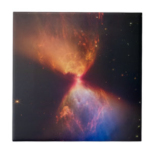 JWST Timglas Protostjärnbildning Kakelplatta