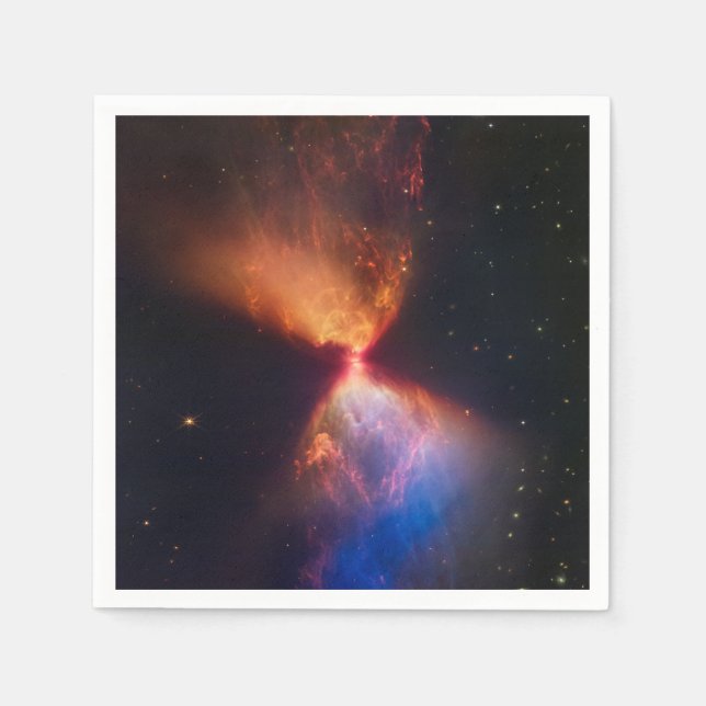 JWST-timglasprotostartsformning Pappersservett (Framsidan)