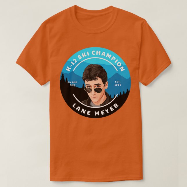 K12 Ski Champion Lane Meyer T Shirt (Design framsida)