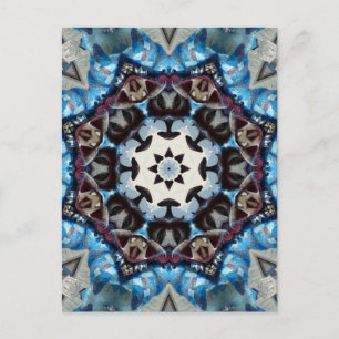 K186 Finare Blue Octagon Vykort