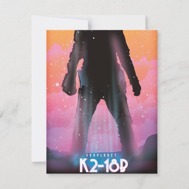 K2-18b exoplanet rymdkonst (Framsida)
