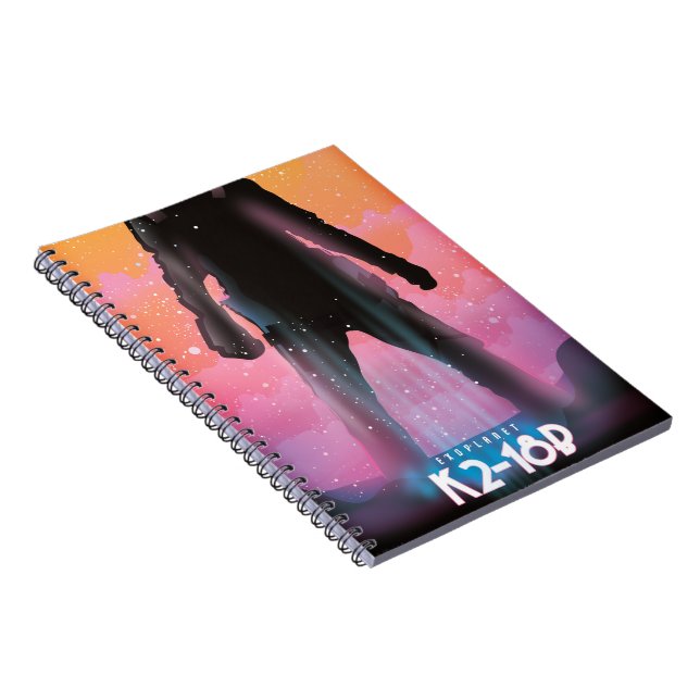 K2-18b exoplanet rymdkonst anteckningsbok (Högra Sidan)