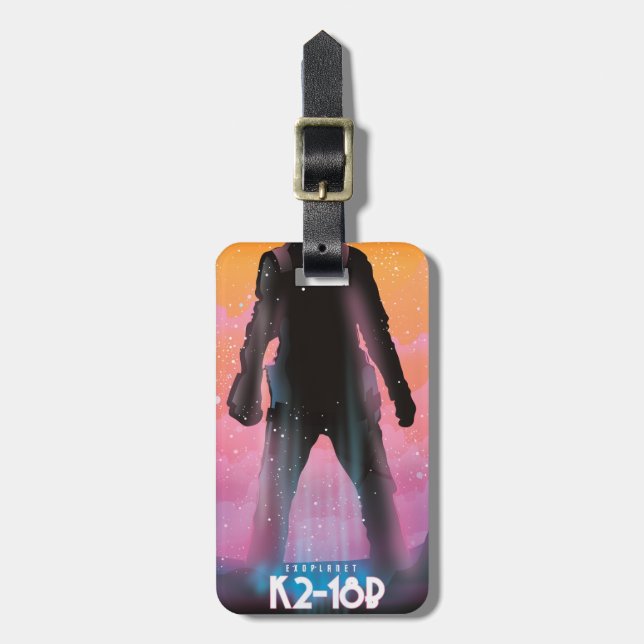 K2-18b exoplanet rymdkonst bagagebricka (Vertikal Framsida)