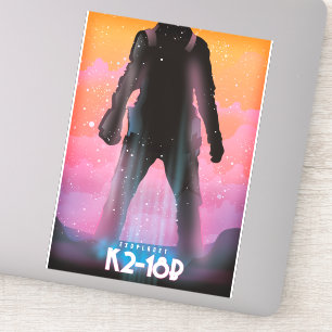K2-18b exoplaneterkonst klistermärken