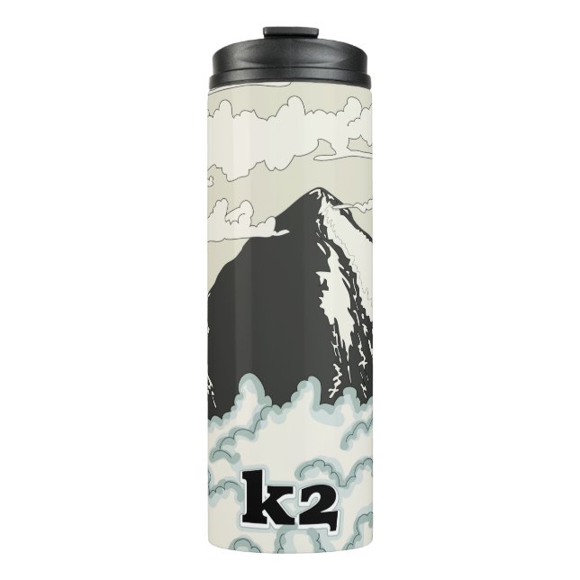 K2 Mountain Travel-affisch 2-tonkaffe Mugg (Framsida)