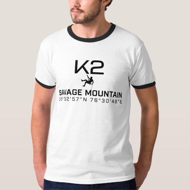 K2 savage mountain t shirt (Framsida)