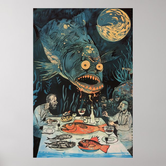 K84 Gluttony Illustration by Tove Jansson Poster (Framsidan)