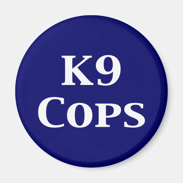 K9-butiksgåvor Magnet (Framsidan)