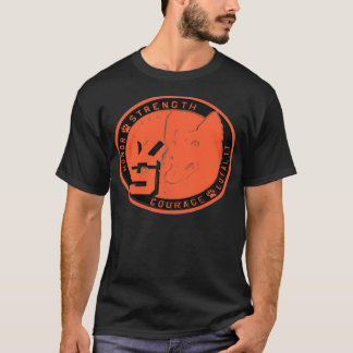 K9 Challenge Hund Coin Tillsatta lagar T Shirt
