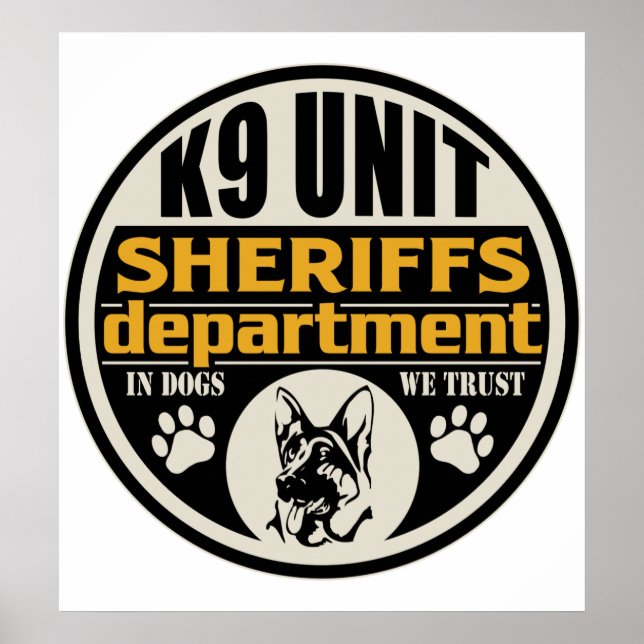 K9 Enhet sheriffens avdelning Poster (Framsidan)