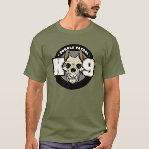K9 gräns patruller t shirt