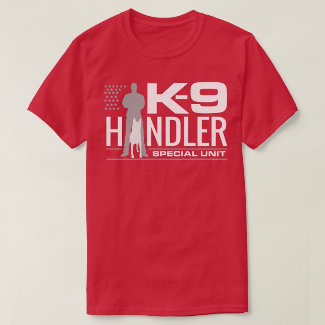 K9 Handler K9 Unit Malinois 2 (2) T Shirt (Design framsida)
