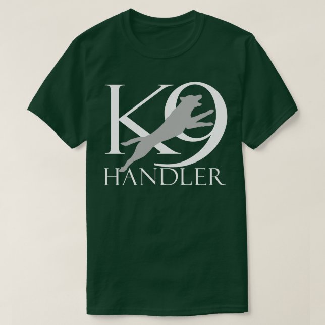 K9 Handler T Shirt (Design framsida)