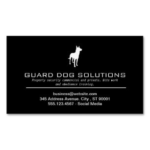 K9 Hund Magnetiska Visitkort