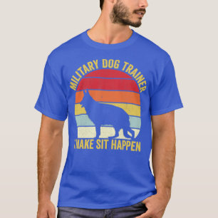 K9 Hund Trainer Police Hund Vintage Militär Hund T Shirt