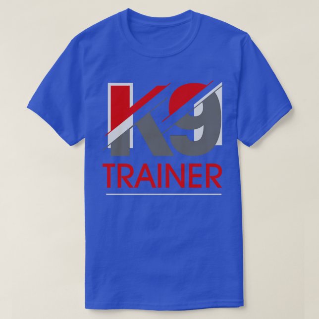 K9 Instruktör T Shirt (Design framsida)