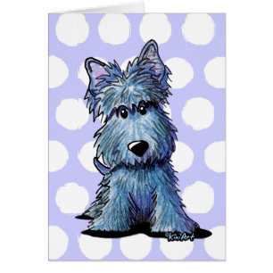 K9 Keanu Scottie Hund Card Hälsningskort