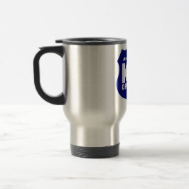 K9 kommenderar travel mug i blått, TILLFOGAR Resemugg