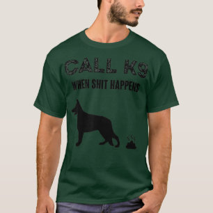 K9 Militär polisarbetsgrupp K9 Handler för Hund  T Shirt
