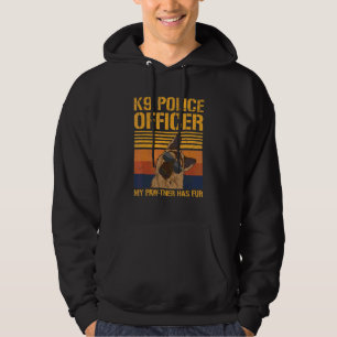 K9 Polis Hund Puns För En K9 Polisman Hoodie