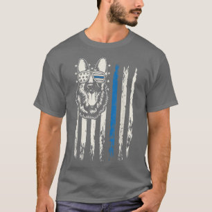 K9 Polisansvarig Hund Costume German Sheper T Shirt