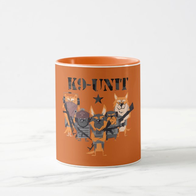 K9 Polisenhet Hund Mugg (Center)