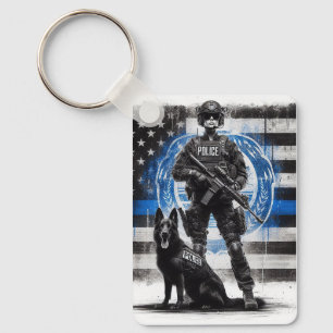 K9 Polisenhet Nyckelring