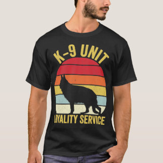 K9 Polistjänstemannens Hund Vintage 2 T Shirt