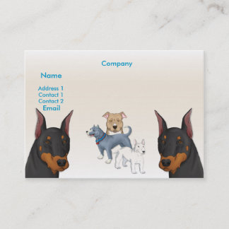K9-profilAffärskort Visitkort