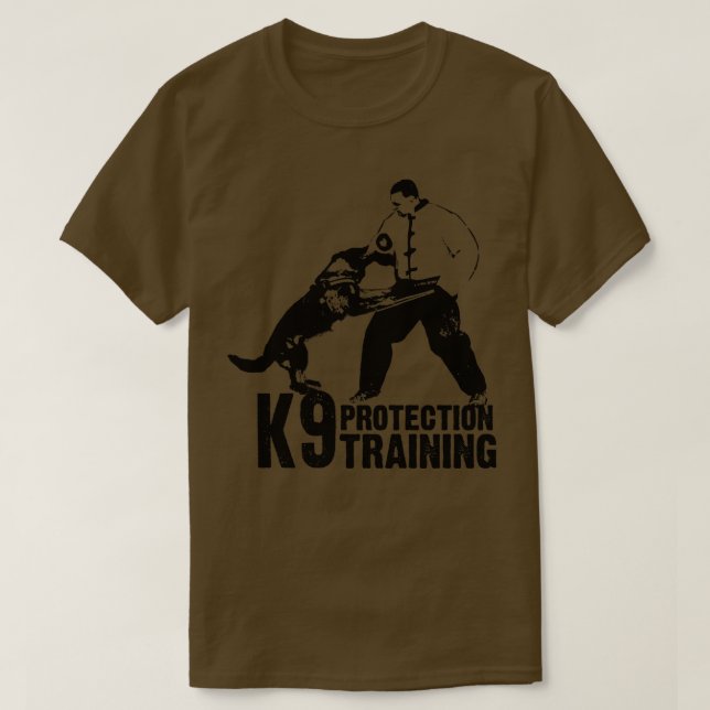 K9 Skyddsutbildning T Shirt (Design framsida)